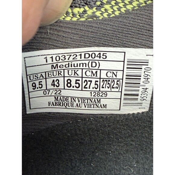 Brooks Levitate StealthFit 5 Shoes Mens Size 9.5 Gray Mesh Sneakers 1103721D045 main image 12
